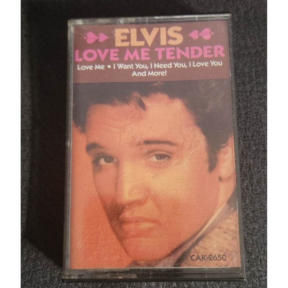 Vintage 1987 Elvis Presley Love Me Tender Cassette Tape RCA Camden CAK-2650